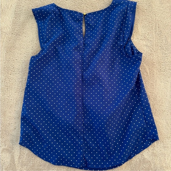 Candie's Navy Polka Dot Blouse - Picture 2 of 5